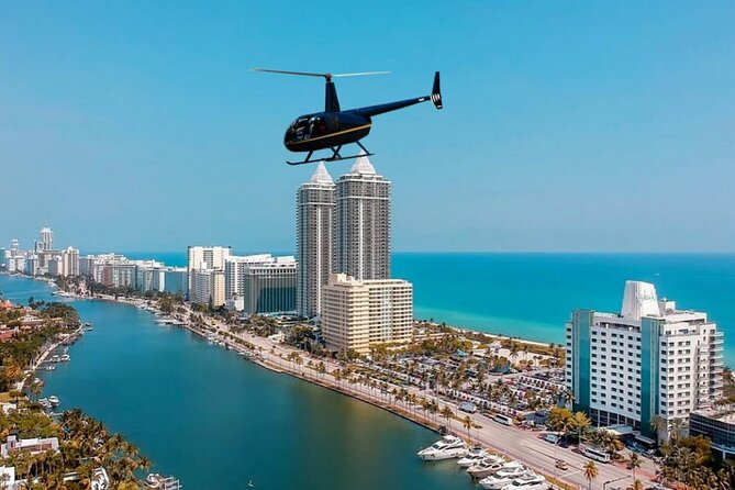 1-Hour Private Luxury Miami Helicopter Tour - Key Biscayne and the open water