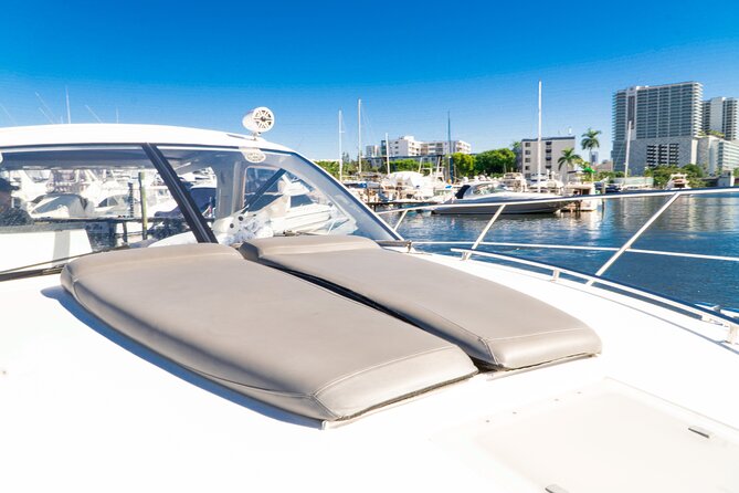 40' Sealine Cruise with Captain and Stew - Leaving River Cove Marina for Miami Beach