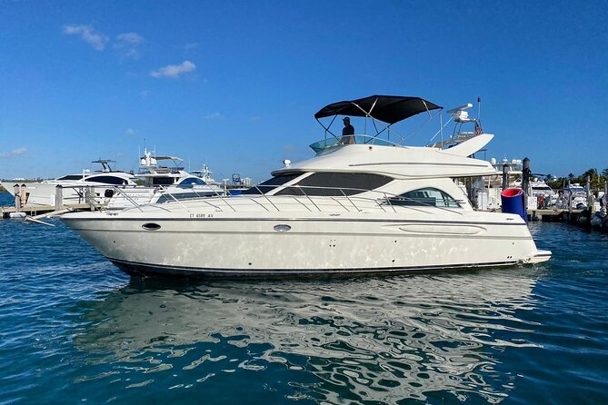 50ft Miller Blue | Miami Yacht Rental | 3 to 6 Hours | 13 Ppl - Passing Miami’s luxury homes