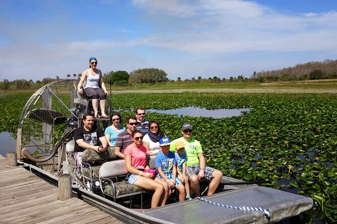 60 min. Everglades Airboat ride & pick-up ,small group +pro guide - What $78 really buys you
