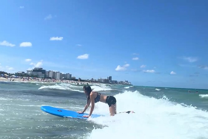 90-Minute Miami South Beach Private Surf Lesson - Moving Toward Unbroken Waves