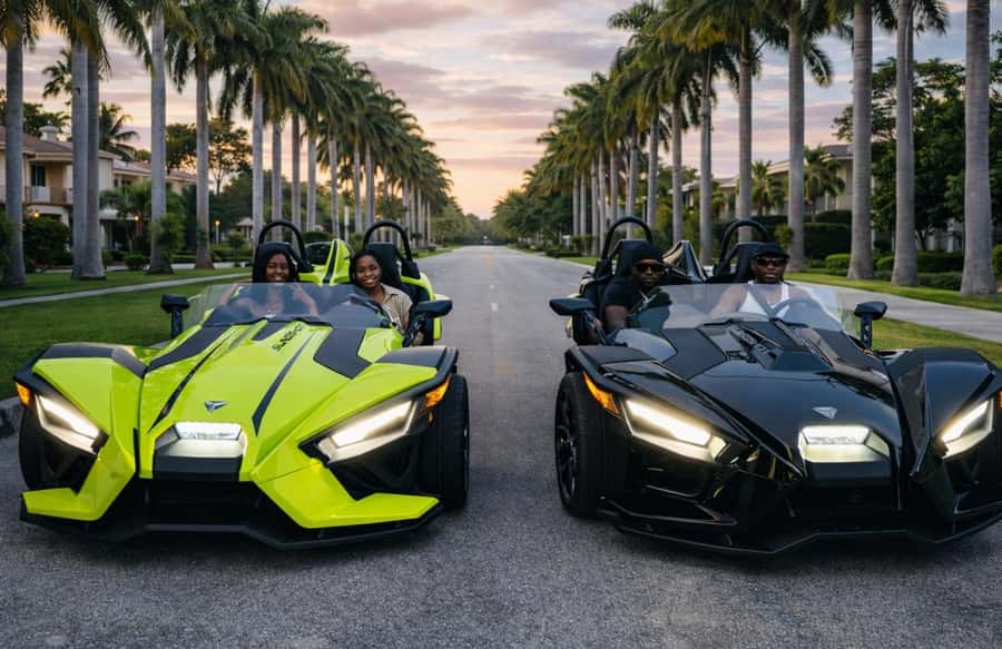 Affordable Polaris Slingshot - Hourly Rentals Available - Picking up in Brickell, Wynwood, Downtown Miami, or Bayside