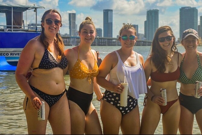 AquaFusion Combo: Jet Ski + Party Boat Excursion (Groups) - Miami skyline views from the water
