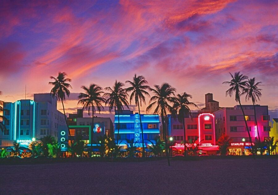 Award-winning Art Deco & Neon Lights Walking Tour - Hotel lobbies, corridors, and spaces most people miss