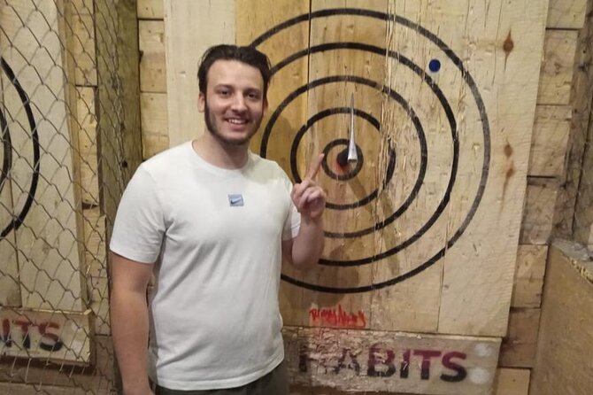 Axe Throwing Axeperience 90 Min - A good fit for birthdays, dates, and team outings
