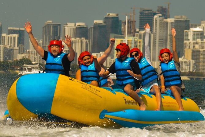 Banana Boat Tubing Ride with Miami Watersports - Arriving at 3400 Pan American Drive