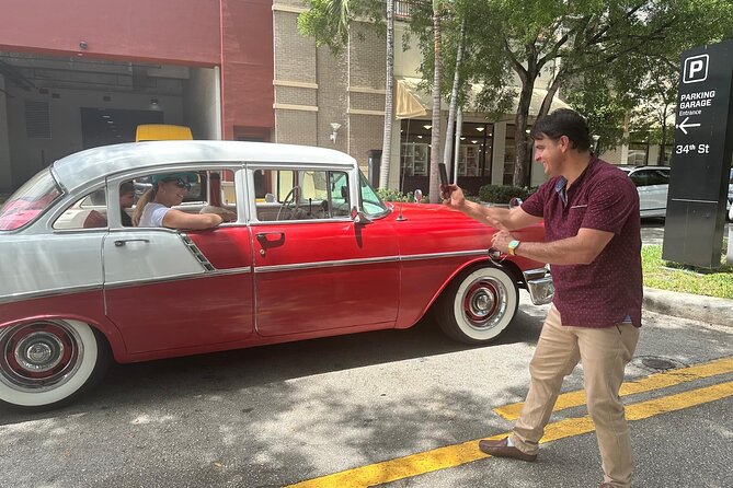 Classic Car Tour around Miami - The Design District and Wynwood bring a younger Miami