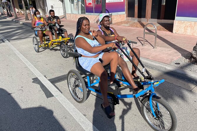 Electric Side By Side Bike Rentals - Starting on Washington Avenue near Ocean Drive