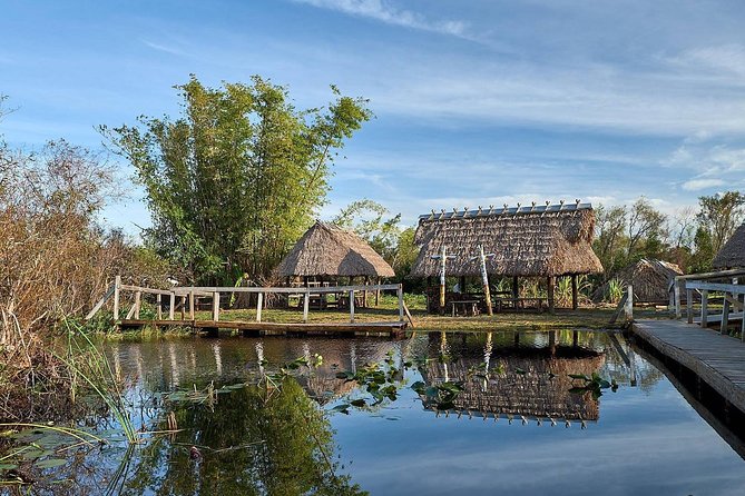 Everglades Tour w/ Biologist Led WET walk + 2 Boat Trips + Lunch! - Miccosukee Indian Village and the first airboat ride