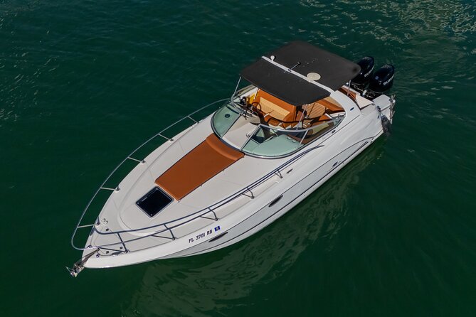 Explore Miami in Style: Private Boat Cruise Tour with Captain - The Heat arena and Miami’s sports side