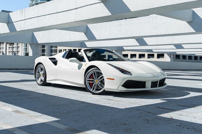 Ferrari 488 Spider - Supercar Driving Experience Tour in Miami, FL - Good weather and Miami timing
