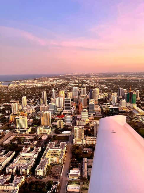 Fort Lauderdale & Miami: Private Luxury Airplane Tour - Brickell gives the flight its city finish