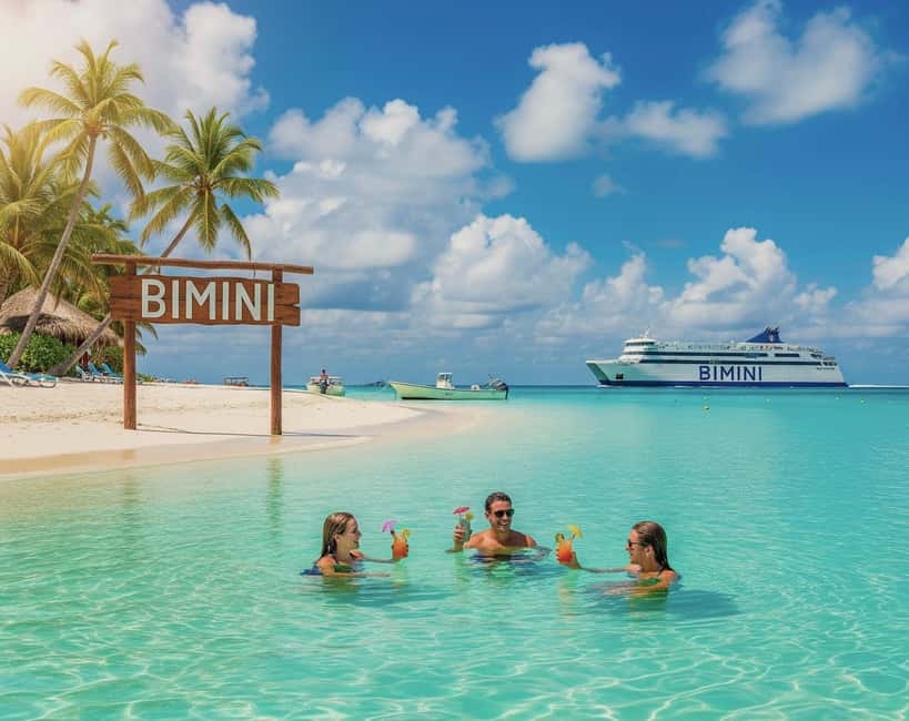 From Miami: Bimini or Grand Bahama Day Trip by Ferry - A Bahamas island day from Florida