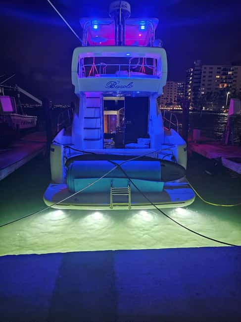 From North Bay Village: Private Boat Party with Champagne - What the three-hour schedule feels like