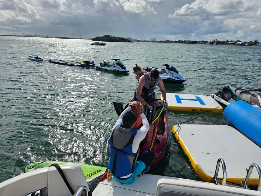 From North Bay Village: Private Boat Party with Champagne - Starting behind Shuckers Restaurant in North Bay Village