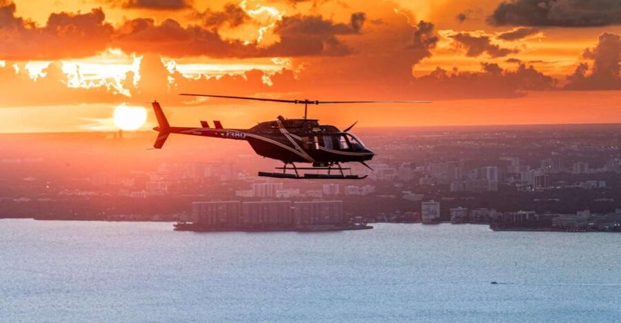 From Pembroke Pines: Helicopter Tour Over Miami - Seeing Miami’s skyline from the air