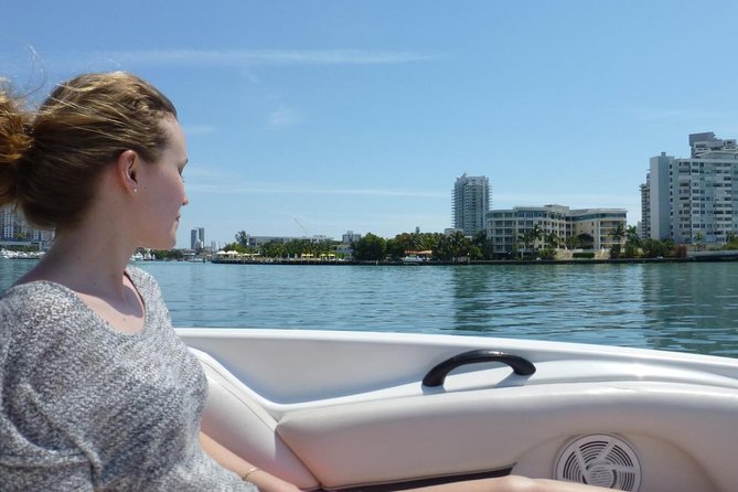 Fully Private Speed Boat Tours, VIP-style Miami Speedboat Tour of Star Island! - The speed section across open water