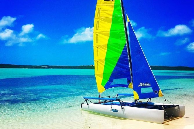 Hobie Cat Sailing with Miami Watersports - Taking the helm on Biscayne Bay
