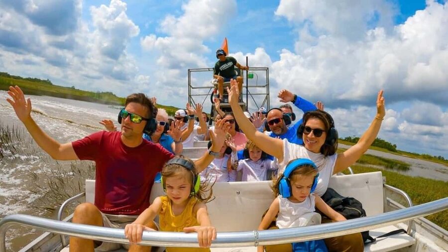 Homestead: Everglades Alligator Farm Entry and Airboat Ride - A fast start on the Everglades water