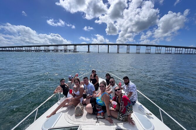 Island Fun Yacht Rental in Miami Beach - Four Hours on a Private Miami Cruiser