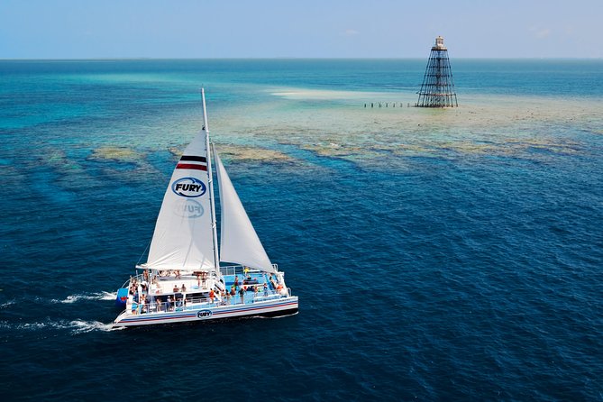 Key West Sail and Snorkel with Hotel Transportation from Miami - Sand Key Reef and the Fury catamaran