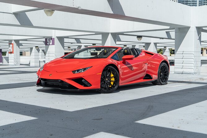 Lamborghini Huracan Spyder - Supercar Driving Experience in Miami - Key points to know before you book