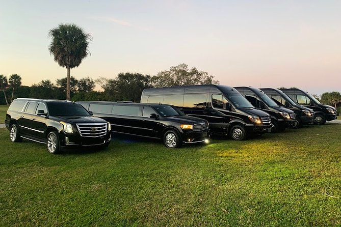 Luxury Party Bus Limo in Miami - A private Miami ride instead of a standard transfer