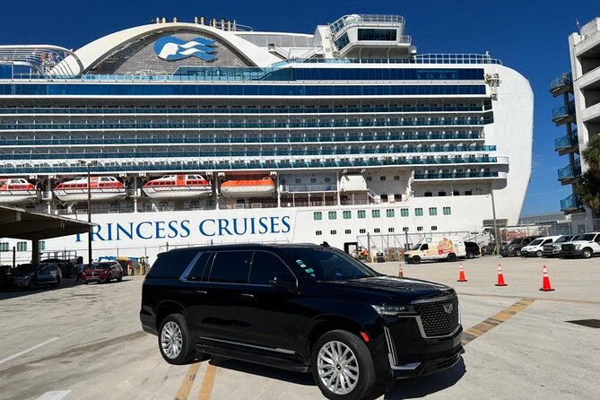 Luxury Transfer From Port of Miami to Miami and Fort Lauderdale - A private ride in a Suburban, Cadillac, or Sprinter van
