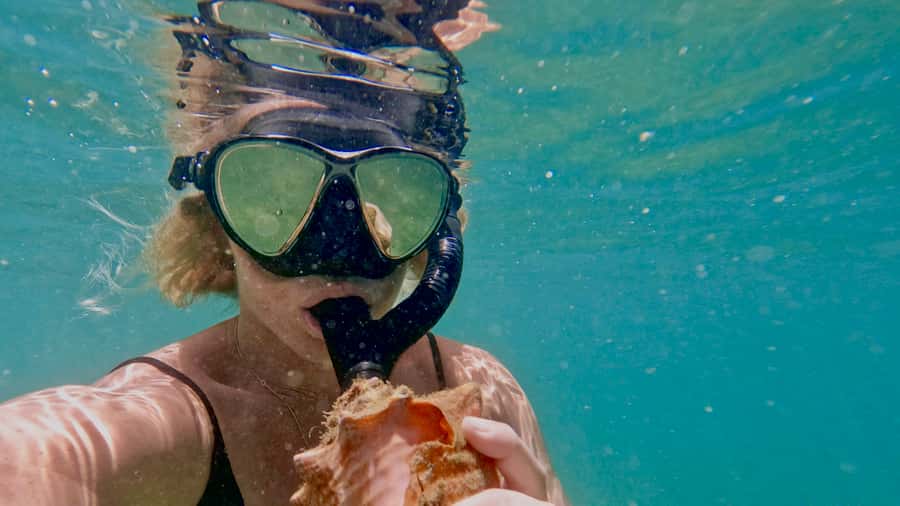 Mermaid Snorkel and Video Shoot - West Palm Beach - A mermaid costume with a real snorkeling session