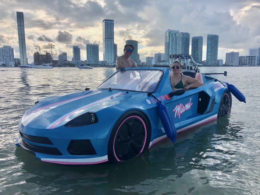 Miami: 1-hour Jetcar Rental - Passing Miami’s mansions and waterfront restaurants