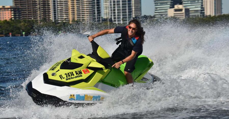Miami: #1 Jet Ski Company used by Celebrities - Checking in at Dinner Key Marina
