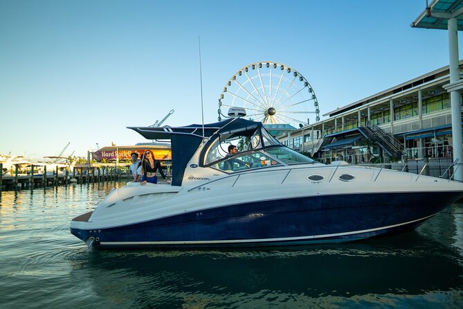 Miami: 2 Hour Private Yacht Cruise - Sunset, night, and swimming choices