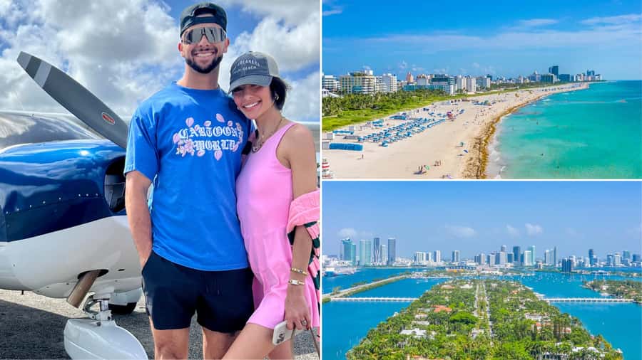 Miami 50-Minute Airplane Tour: Beaches, Islands & Downtown - Coral Gables and Coconut Grove from above