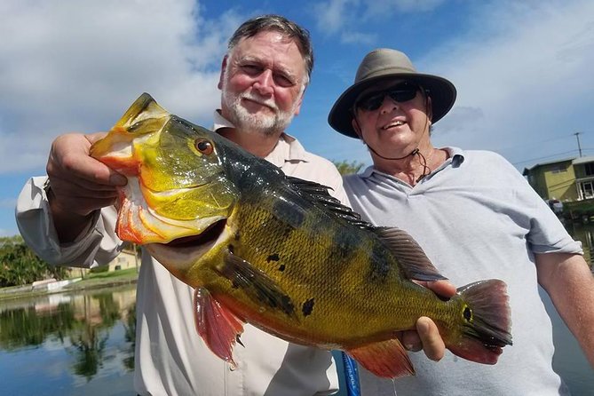 Miami Airport Lakes Peacock Bass Fishing Trip (1 to 4 ppl) - Equipment, licenses, and bait costs