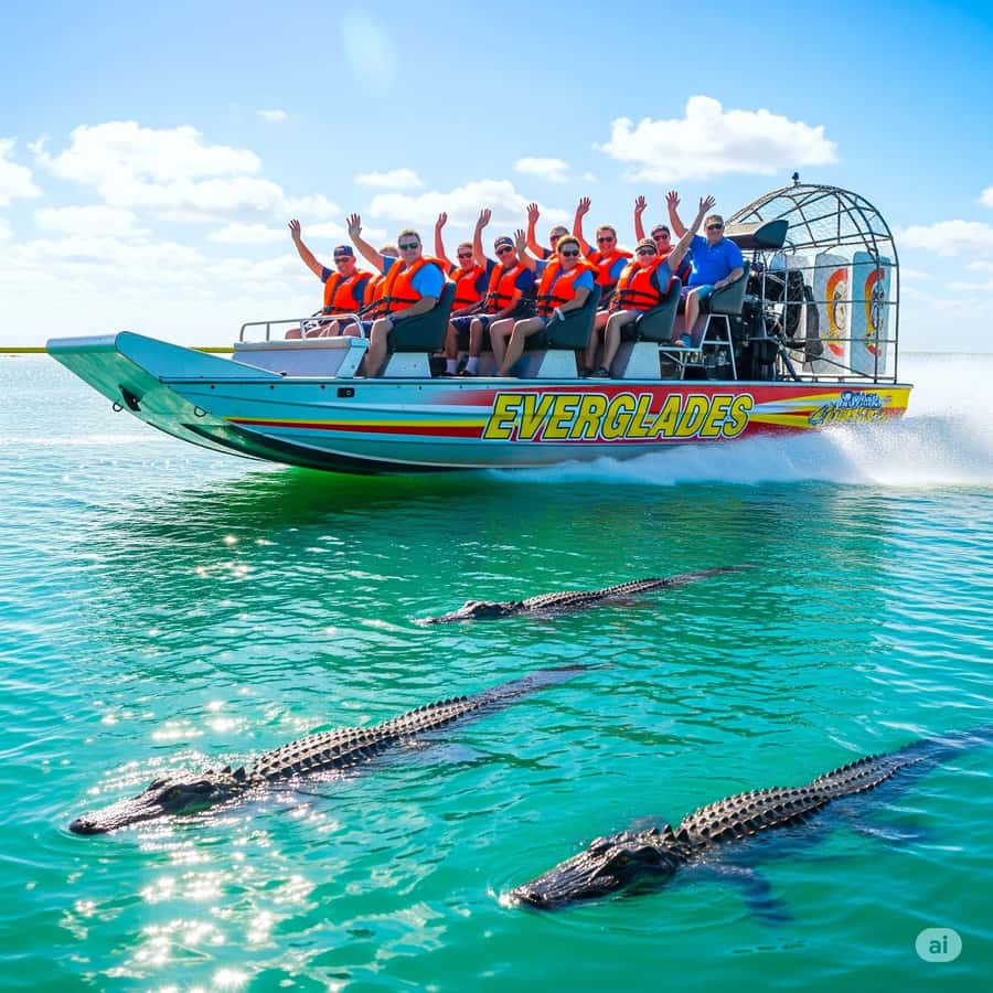Miami: Alligator Spotting Airboat with Pick-Up/Drop-off - Key points to know before booking