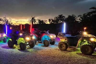 Miami (Bad A”) Glow in the Dark ATV Riding Experience #1TOP Rated