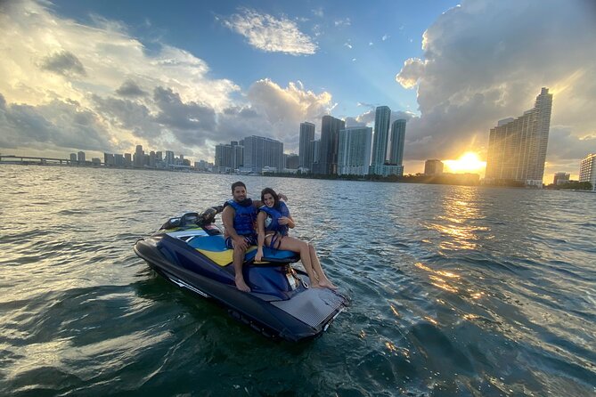 Miami Beach Jet Ski Rental with Boat Ride - The jet ski portion and Miami views