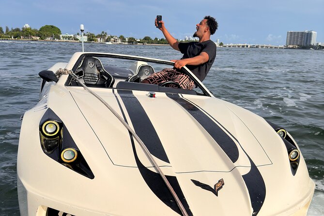 Miami Beach Jetcars and Free Boat Ride - What the boat ride adds to the value