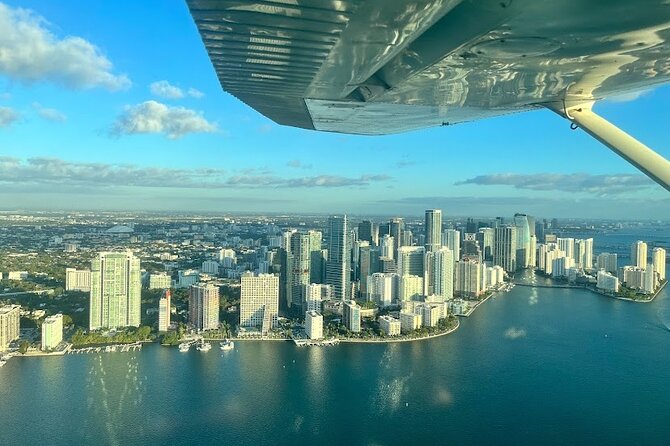 Miami Beach: Luxury Plane Tour with Free Champagne - Miami from a small private plane
