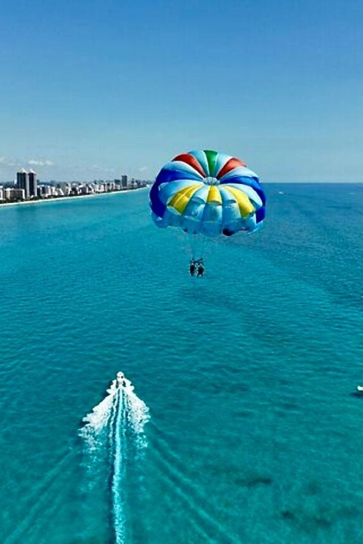 Miami Beach: Parasailing Boat Tour in South Beach - Getting ready on the rear platform