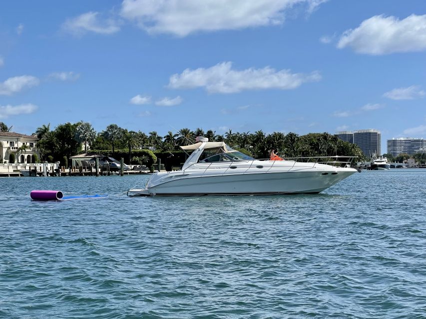 Miami Beach: Private Yacht Rental with Captain - What Comes With the Yacht