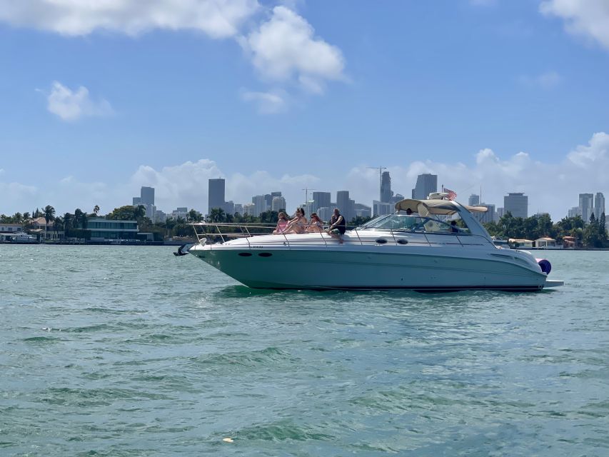 Miami Beach: Private Yacht Rental with Captain - Music, Food, and Group Celebrations