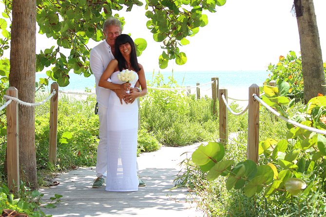 MIAMI Beach Wedding or Vow Renewal Ceremony - The Champagne toast after the vows