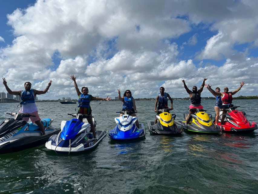 Miami: Biscayne Bay and Miami Beach Guided Jet Ski Adventure - Sharing a jet ski versus riding alone