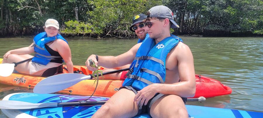 Miami: Biscayne Bay Ultimate Boat Tour with Kayak Experience - What the boat provides between active stops