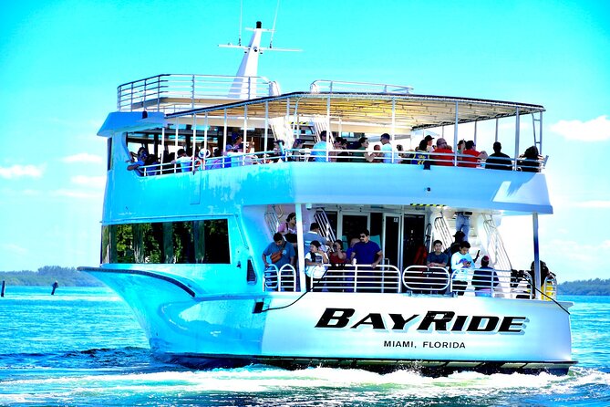 Miami Boat Tour - Celebrity Homes & Millionaire Mansions - Watson Island and Miami’s causeways