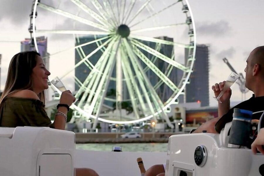 Miami: BYOB Day, Sunset or Night Private Boat Tour - Miami’s skyline from a private boat