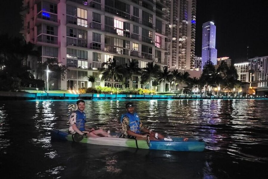 Miami: City Lights SUP or Kayak Night Tour - Key points to know before you book