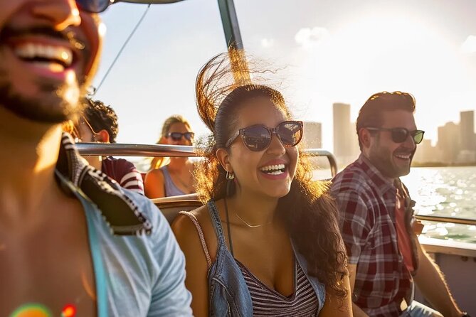 Miami Cityscape Boat Tour – Waterfront Views on Biscayne Bay - The Venetian Causeway and six artificial islands