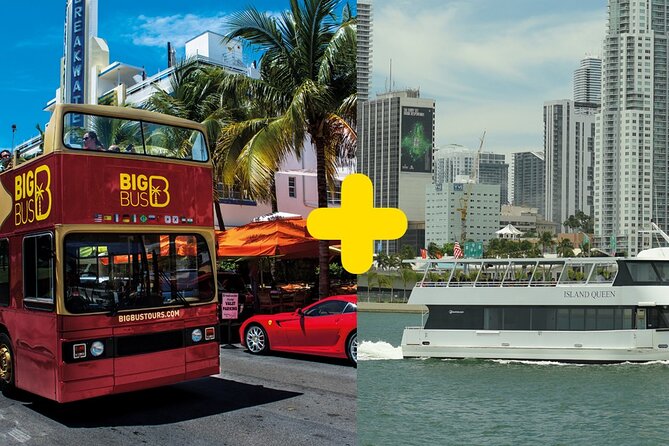 Miami Combo: Open-top Bus Tour and Sightseeing Bay Cruise - Key points to know before you book